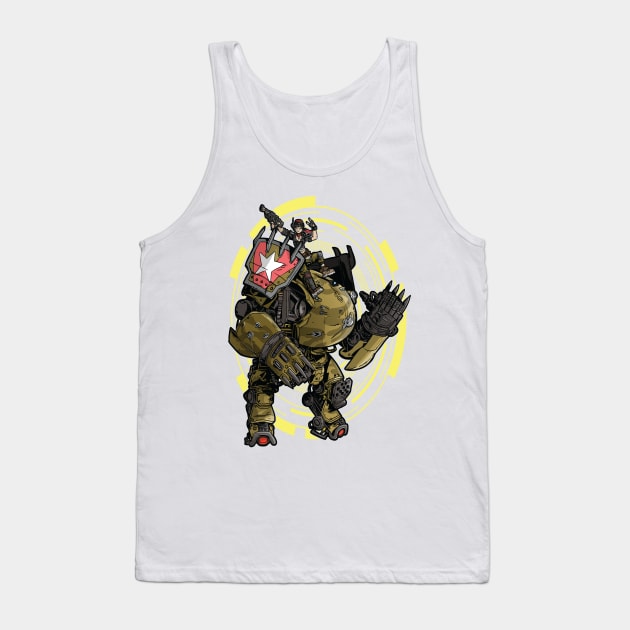 Moze The Gunner With Iron Bear Borderlands 3 Tank Top by ProjectX23Red